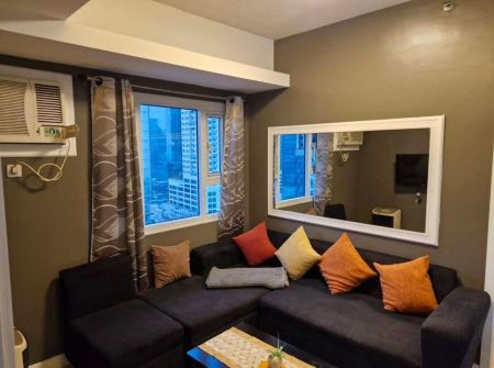 Fully Furnished 2 Bedroom Unit at Trion Towers for Rent