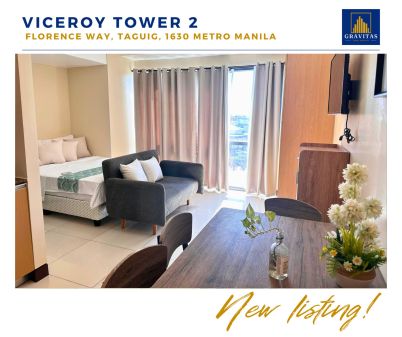 For Rent Studio Unit in Viceroy Tower 2