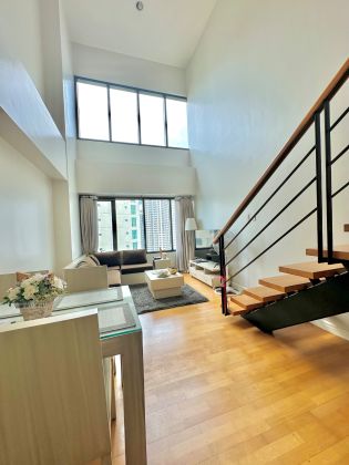 For Rent 1BR Loft Type in One Rockwell Makati