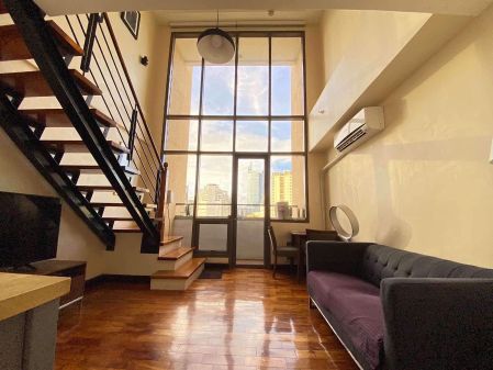 Fully Furnished 1 Bedroom Loft in Legaspi Village Makati City