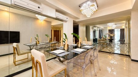 Fully Furnished 3 Bedroom Unit at Central Park West for Rent