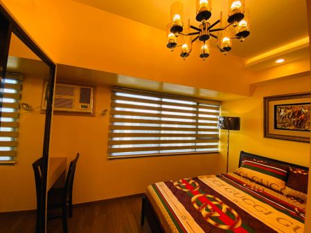Fully Furnished 1 Bedroom Unit at The Rise Makati for Rent