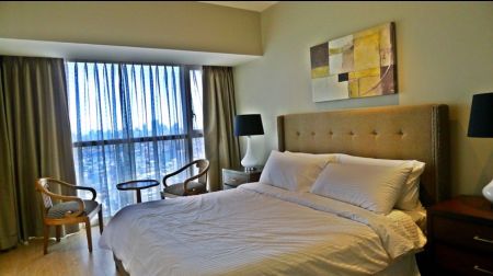Fully Furnished 2 Bedroom Unit at One Shangrila Place for Rent