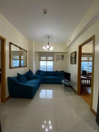 Fully Furnished 2 Bedroom Unit at Trion Towers for Rent