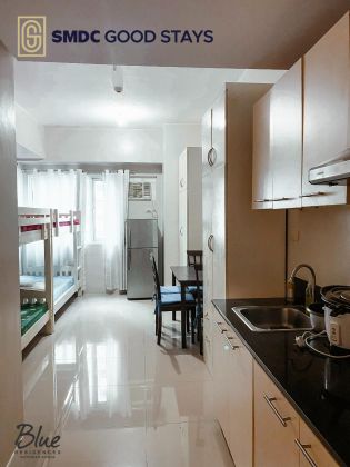 Fully Furnished Studio Unit for Lease at SMDC Blue Residences