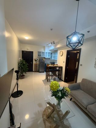 Fully Furnished 1 Bedroom Unit at Trion Towers for Rent