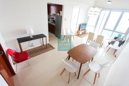 Fully Furnished 2BR Corner Condo with City and Sea Views