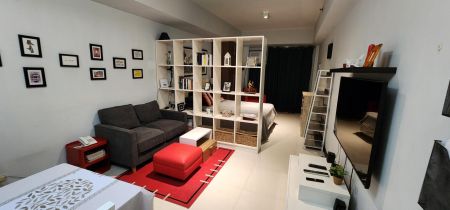 Fully Furnished Studio Unit with Balcony at Greenbelt Madison