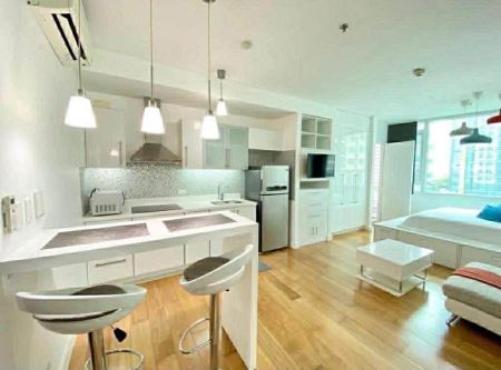 Fully Furnished Studio Unit at Park Terraces for Rent