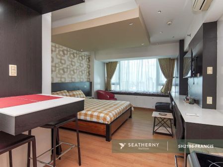 Fully Furnished Studio Unit at St Francis Shangri La Place Ortiga