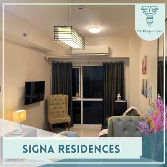 Furnished 1 Bedroom Unit for Lease at Signa Residences