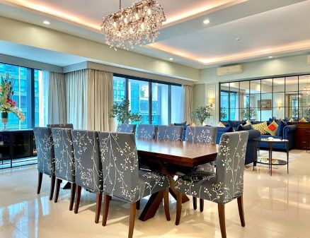 Fully Furnished 5 Bedroom Unit at Grand Hyatt Manila for Rent