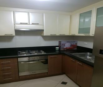 For rent: 2 bedroom Semi- furnished with golf course view  at 8 F