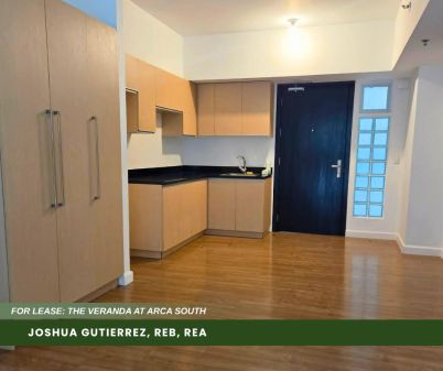 Semi Furnished Studio Unit at The Veranda for Rent