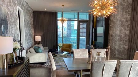 Fully Furnished Interiored 1BR for Rent at the Trump