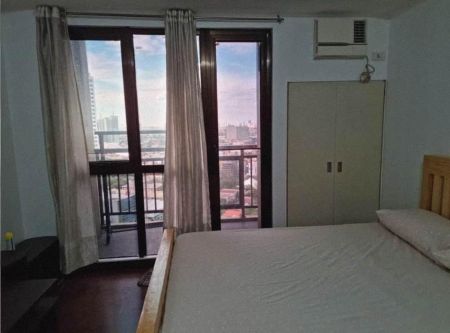 Semi Furnished Unit at Grand Soho with Balcony for Rent