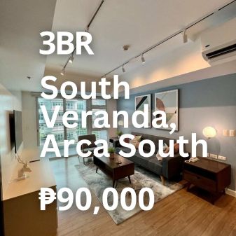 For Lease 3BR South Veranda Arca South