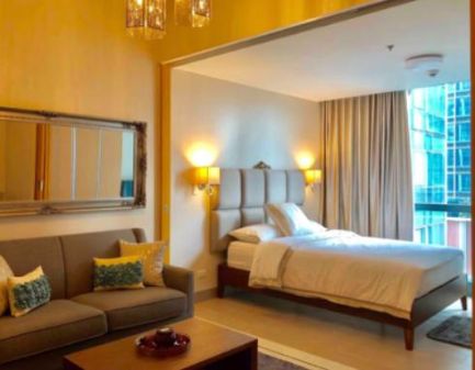 Fully Furnished 1 Bedroom Unit at One Uptown Residence for Rent